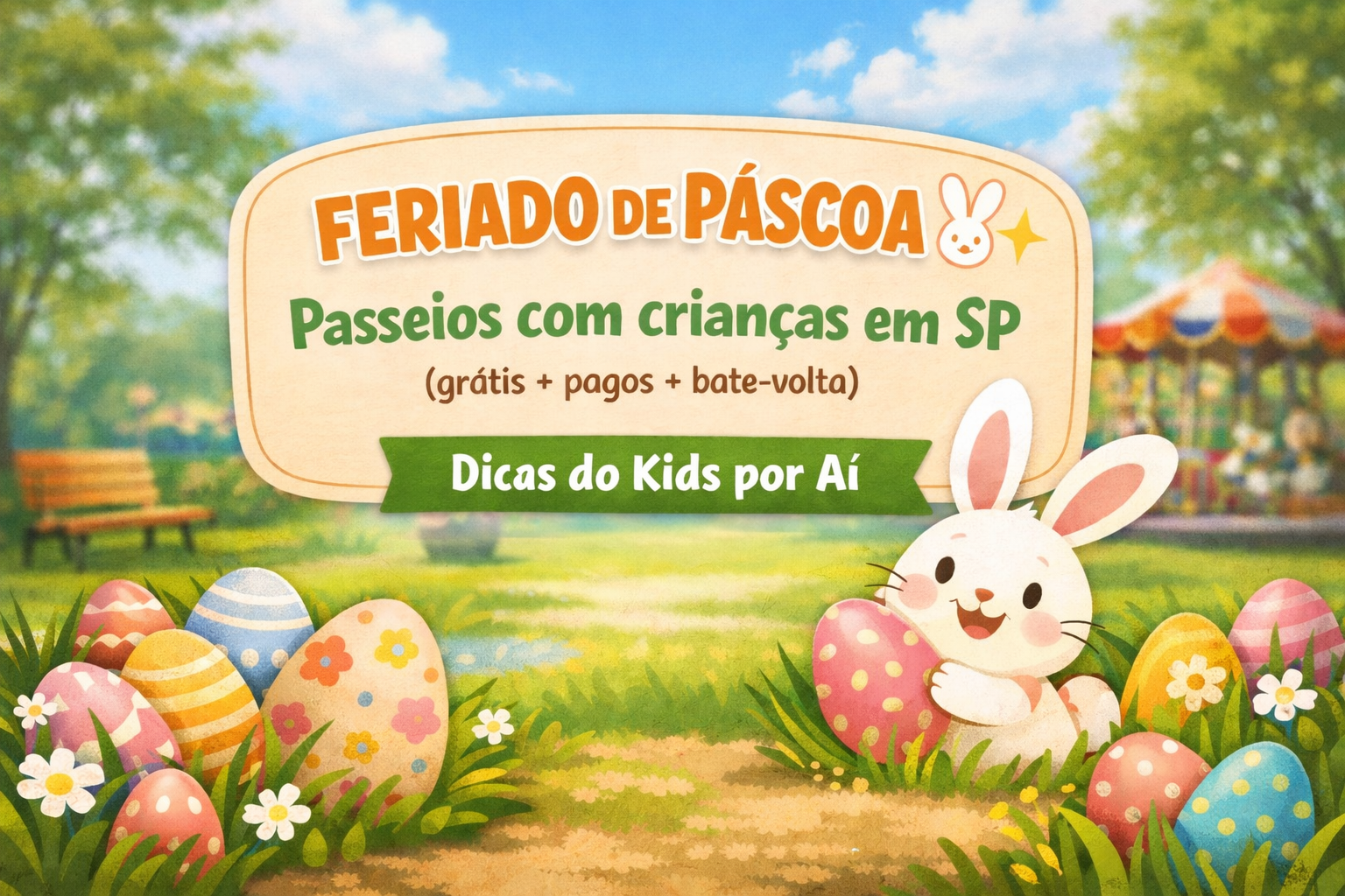 🐰 Feriado de Páscoa em São Paulo com crianças   